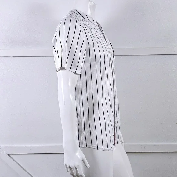 Majestic New York Yankees Miguel Andujar 41 Pinstripe Baseball Jersey Mens Small - Picture 5 of 9